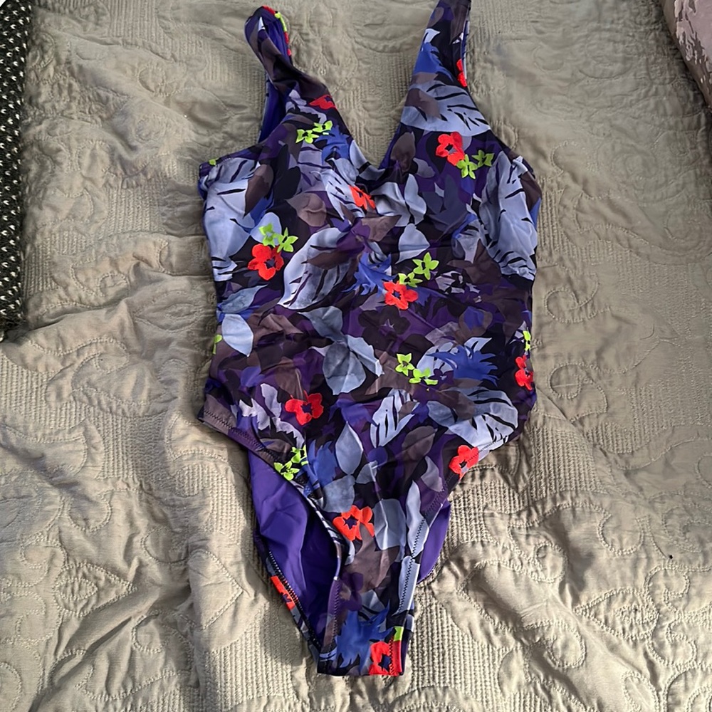 Floral Athleta Swimsuit